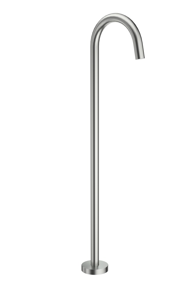 Hot Deal! Brushed Nickel Mica Freestanding Bath Spout