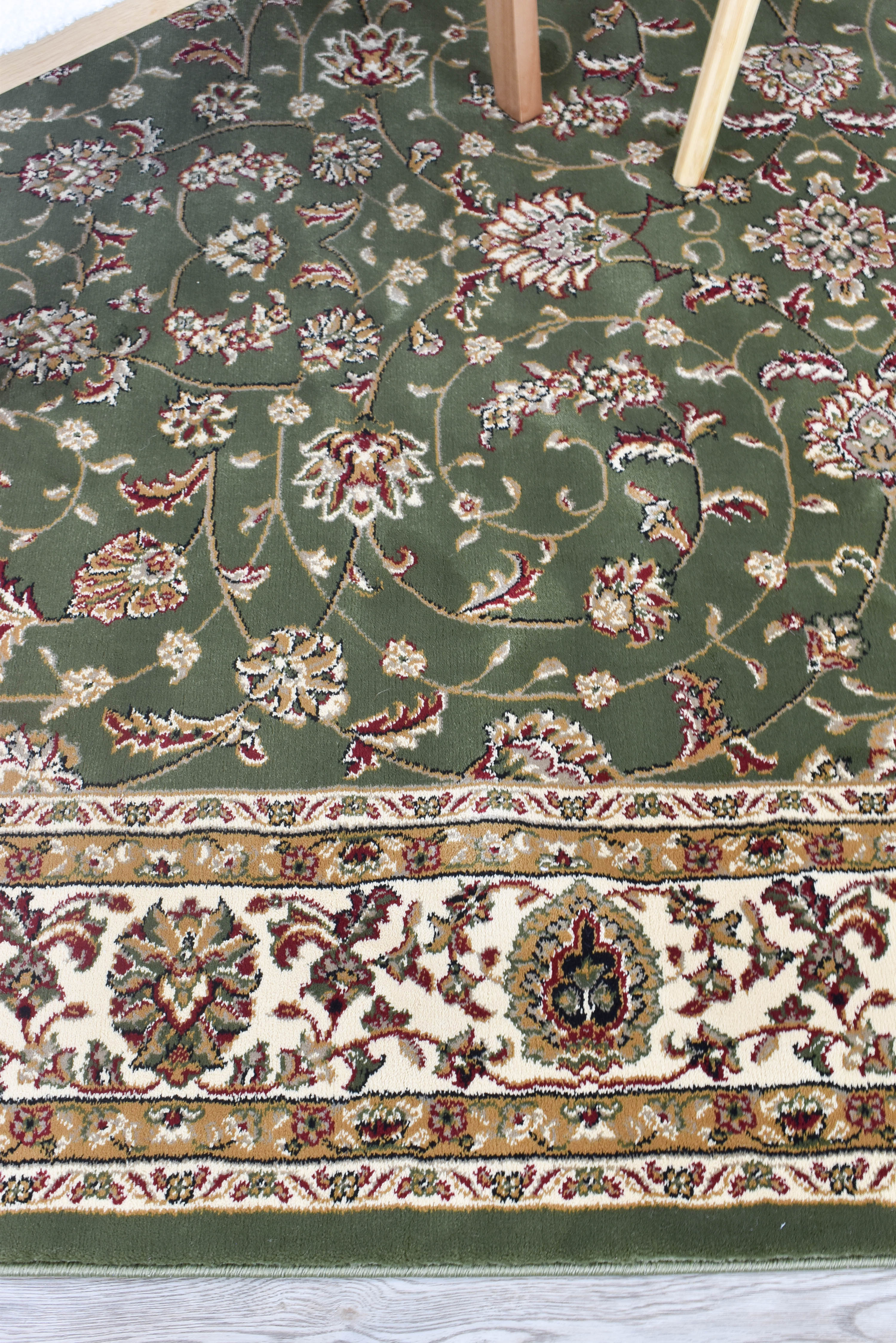Exclusive Sale! Granada 79 Green Turkish Power - Loomed Rugs for Classical Decor