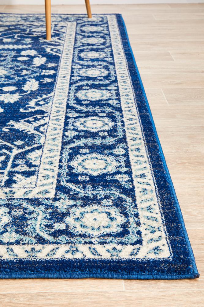 Hot Sale! Navy Transitional Evoke Release Rug with Artisan Quality