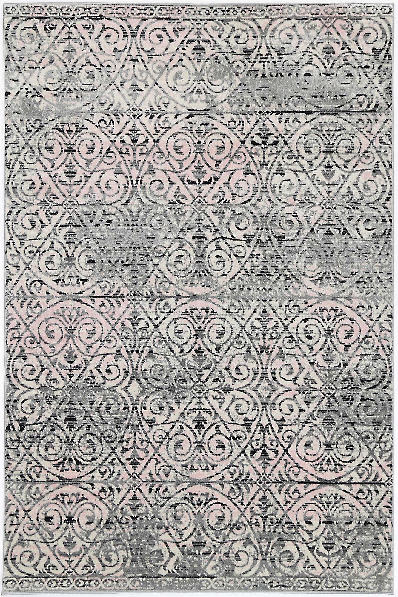 Hot Sale! Exquisite Katherine Pink and Ash-colored Area Rug for Your Home