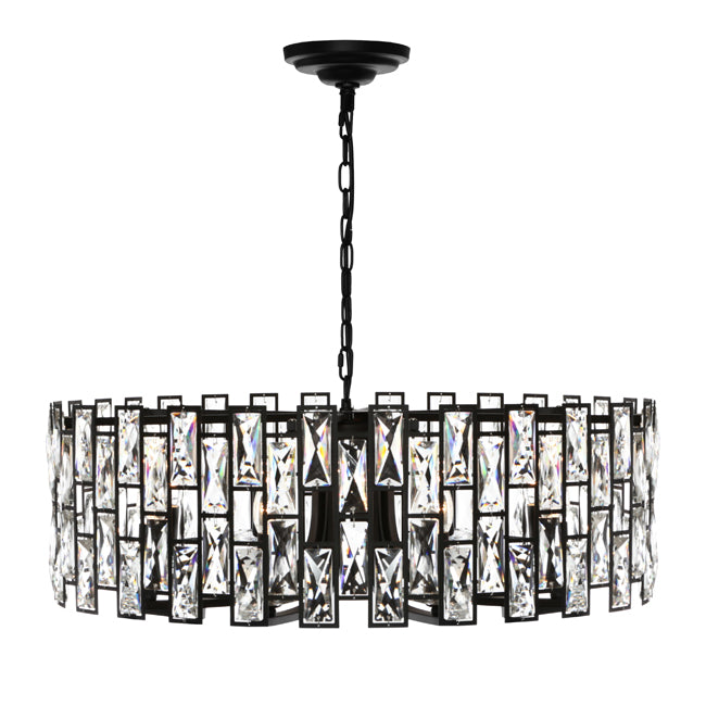 Stylish Porsha 8Lt Crystal Pendant Lighting Fixture