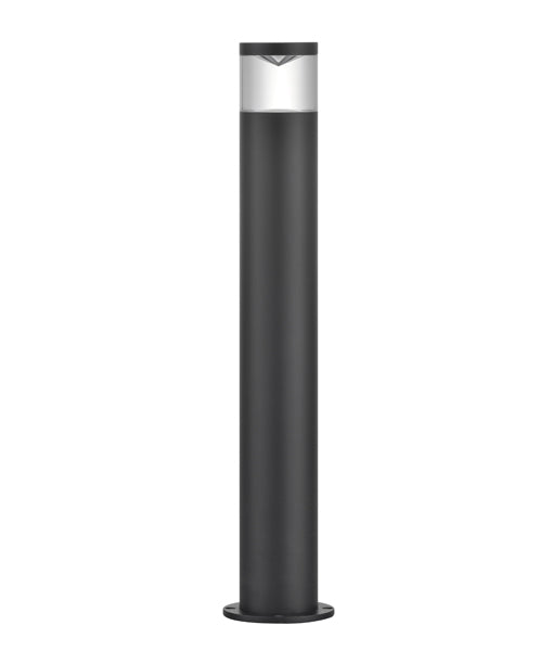 PHARE: IP54 Titanium Anti - Glare Surface - Mounted MR16 Bollard Light