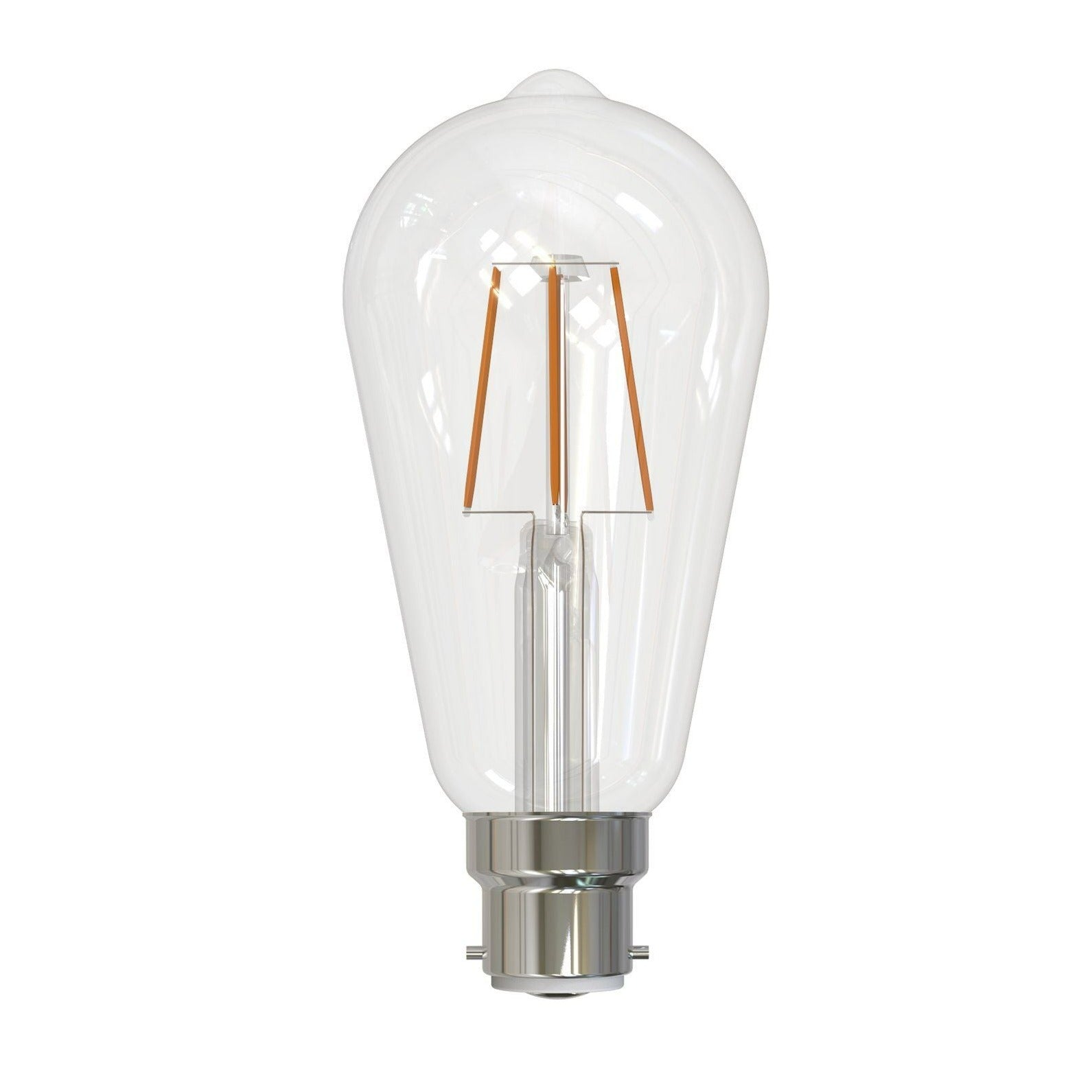 Hot Deal! 6PCS 5W B22 LED ST64 Clear Warm White Globe Light Bulbs