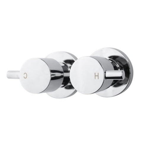 Hot Sale! Lucid Chrome Round Shower Wall Taps