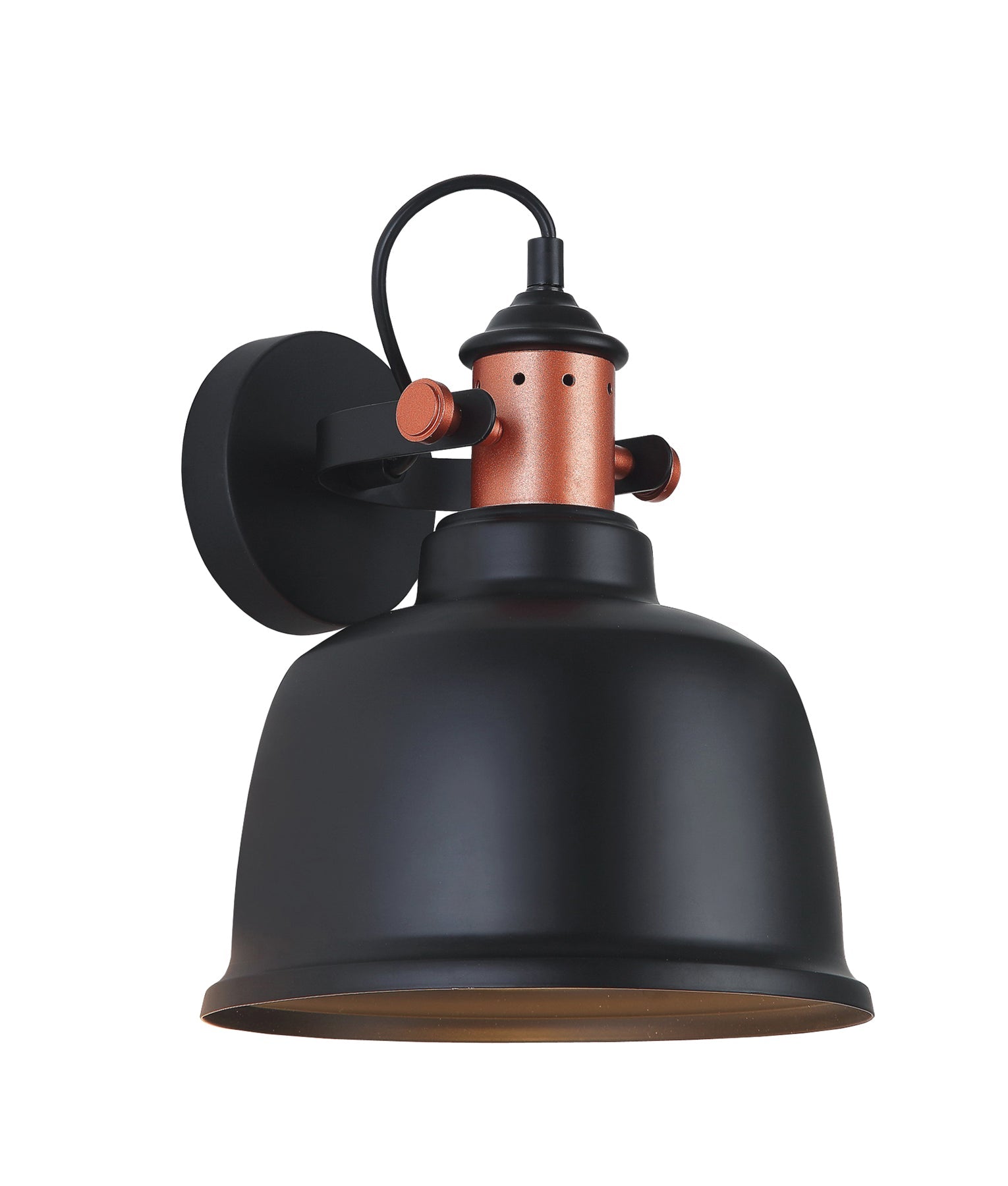 ALTA Interior Adjustable Bell Wall Lights with Copper Accents - Great Deal!