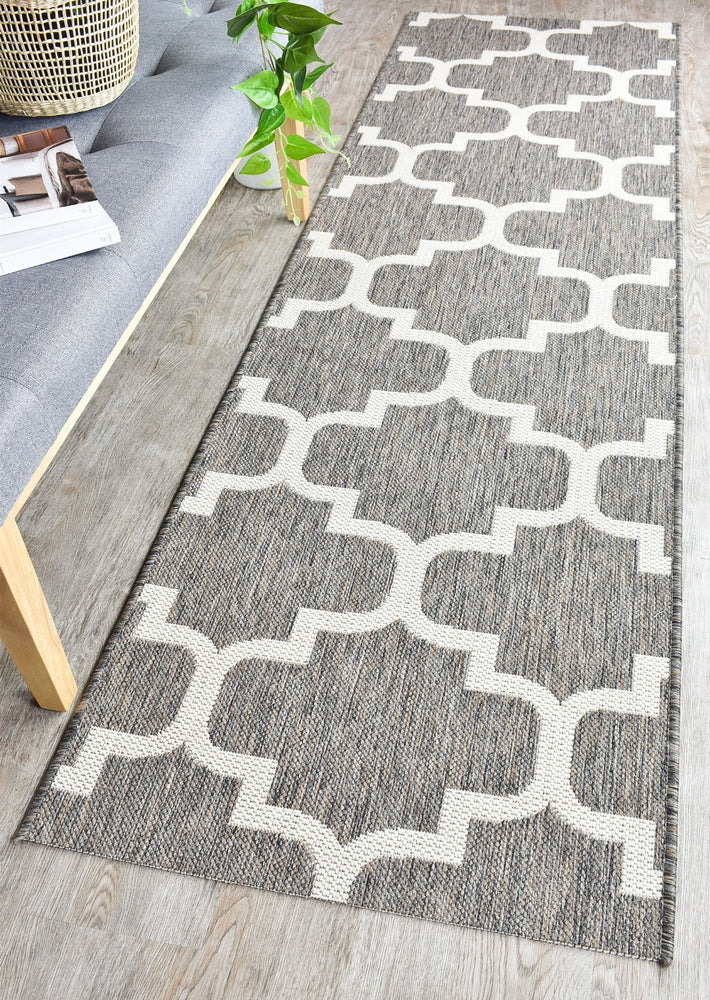 Affordable Alaska Runner Rug in Beige 968 - W71E for Indoor and Outdoor Use