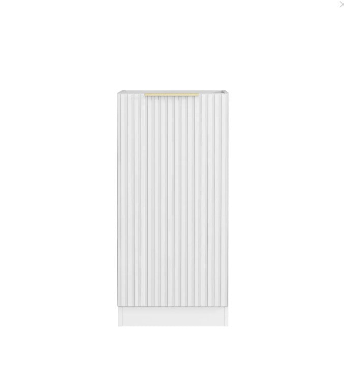 Hot Sale! Noosa Matte White Laundry Floor Cabinet with Internal Drawer (415x584x880)