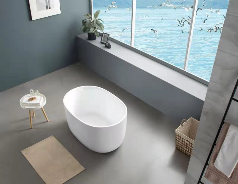 Hot Sale! Olivia Gloss White Freestanding Bathtub in 1300mm, 1400mm, 1500mm & 1700mm Sizes