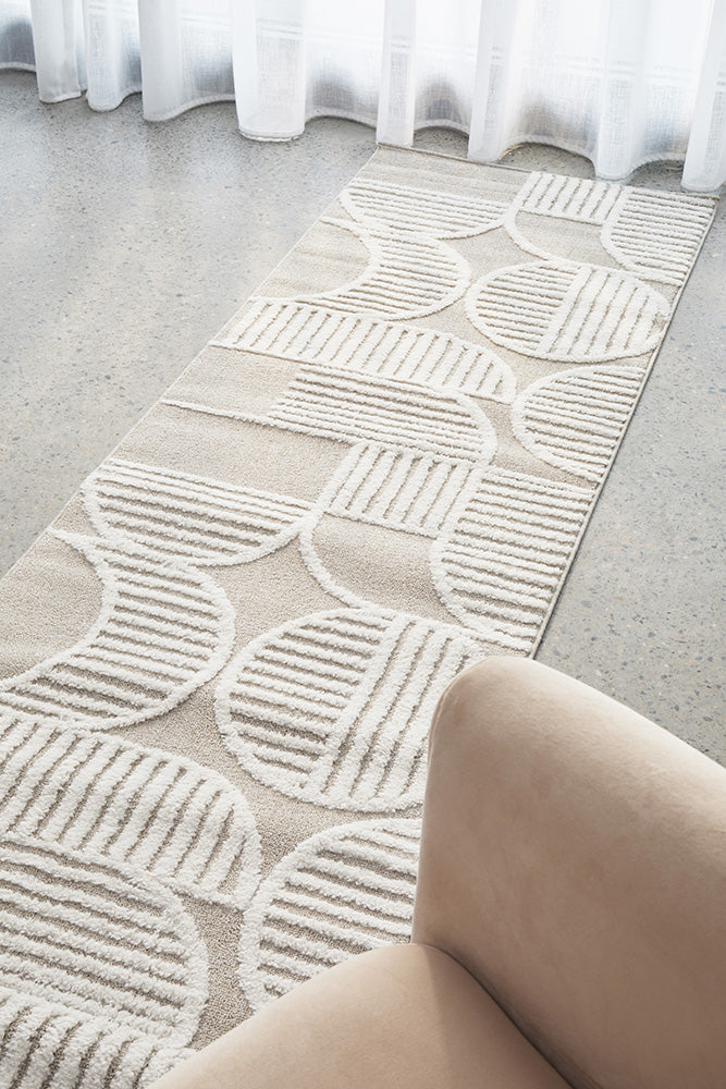 Hot Sale! Art Deco Inspired Lotus Leo Mixed Runner Rug for Modern Spaces