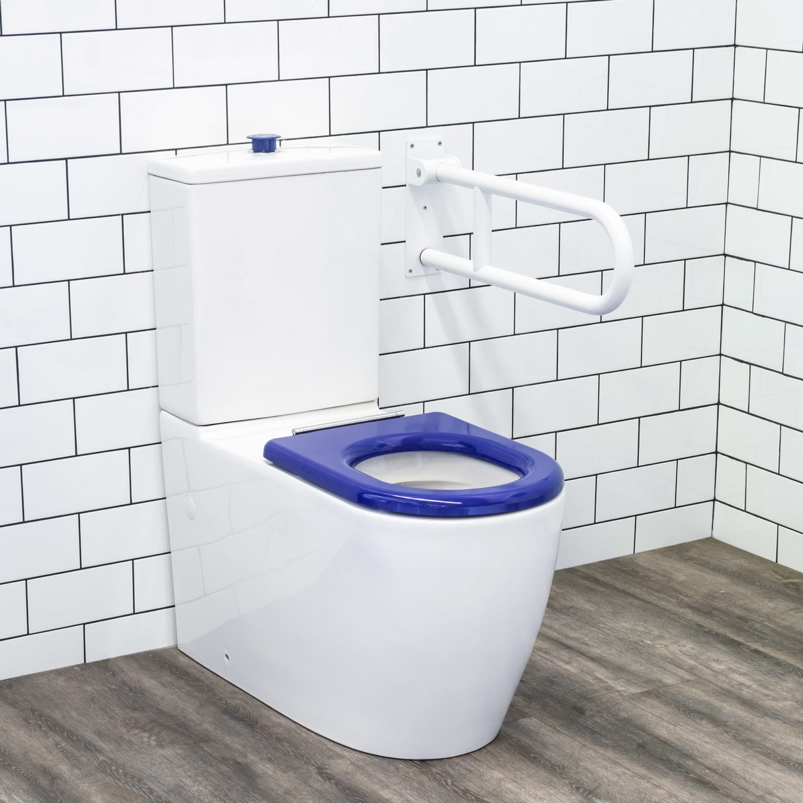 Hot Deal! 600mm White Hinged Grab Rail