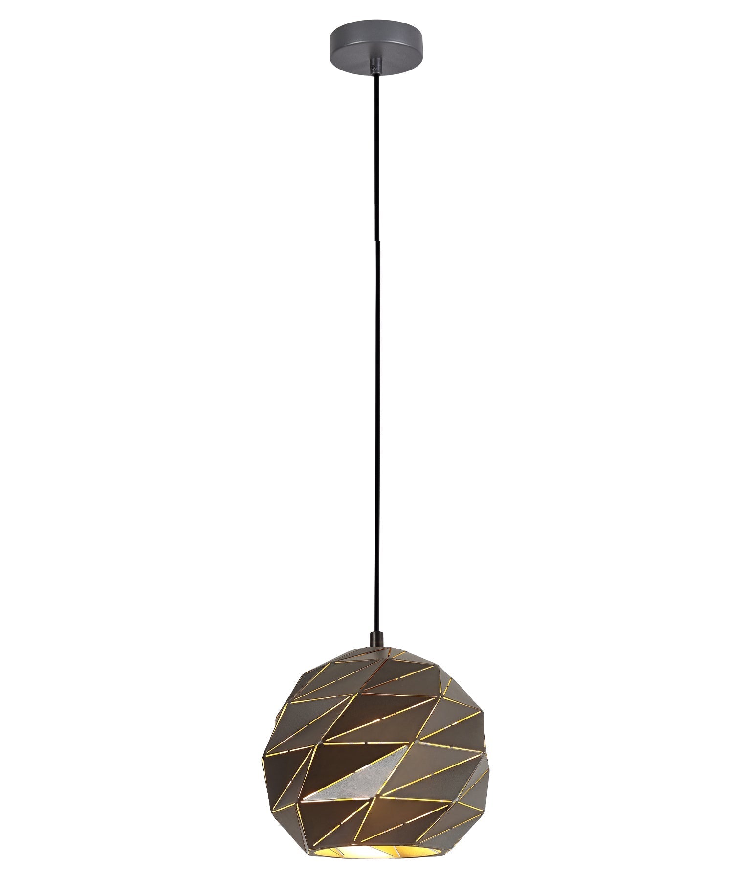 Hot Sale! Interior Iron Dome Origami Style Single Pendant Lights