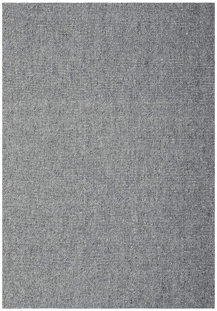 Harlow Ariel Modern Graphite Wool-Jute Handmade Rug