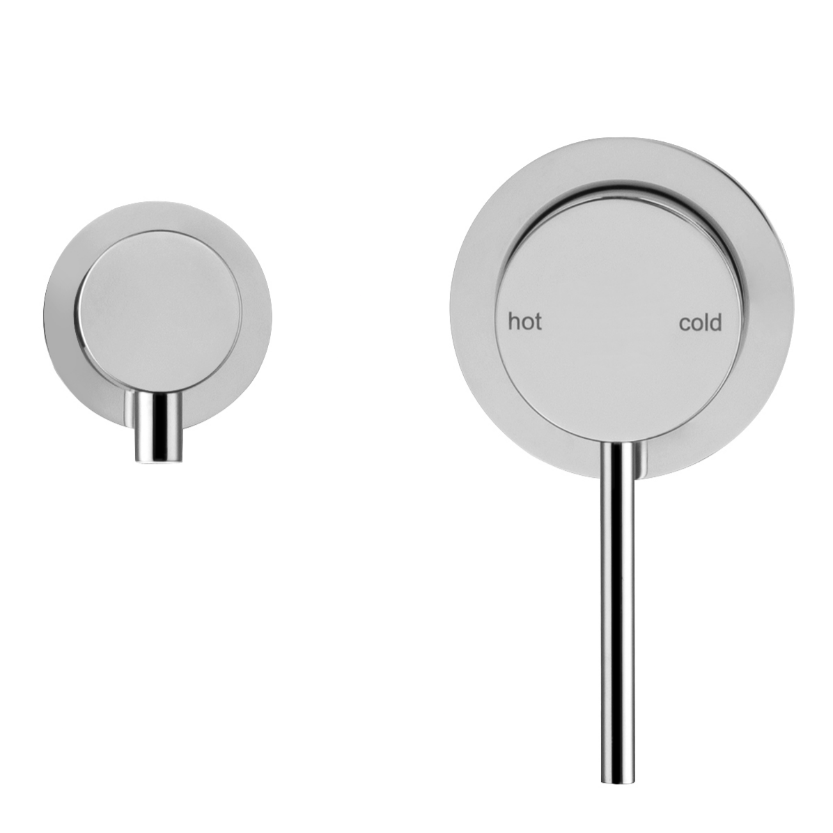 Chrome Sideways Mica Shower Mixer with Diverter - Luxury Bathroom Essential