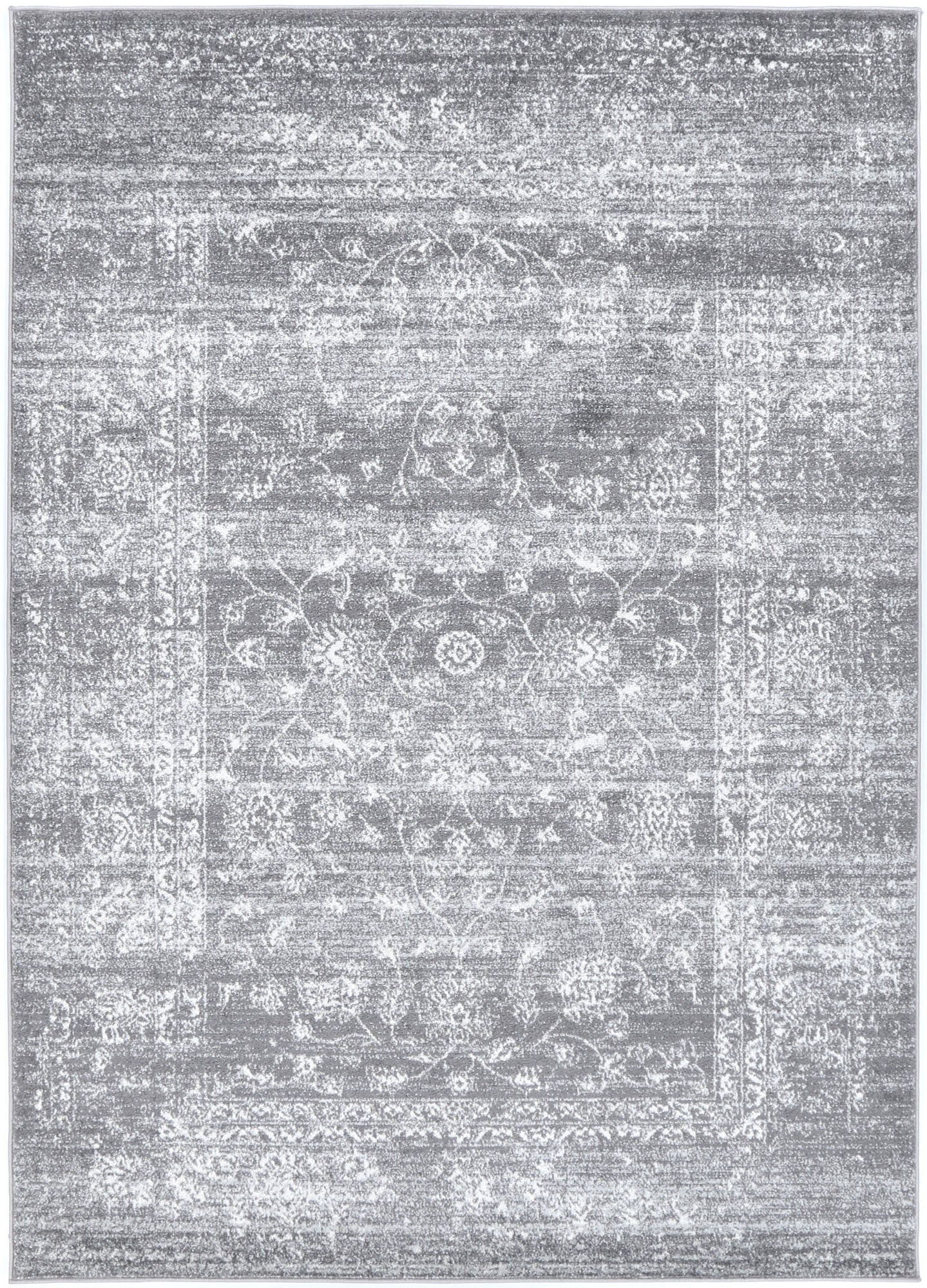 Ligures Grey Transitional Rug - Trendy & Durable