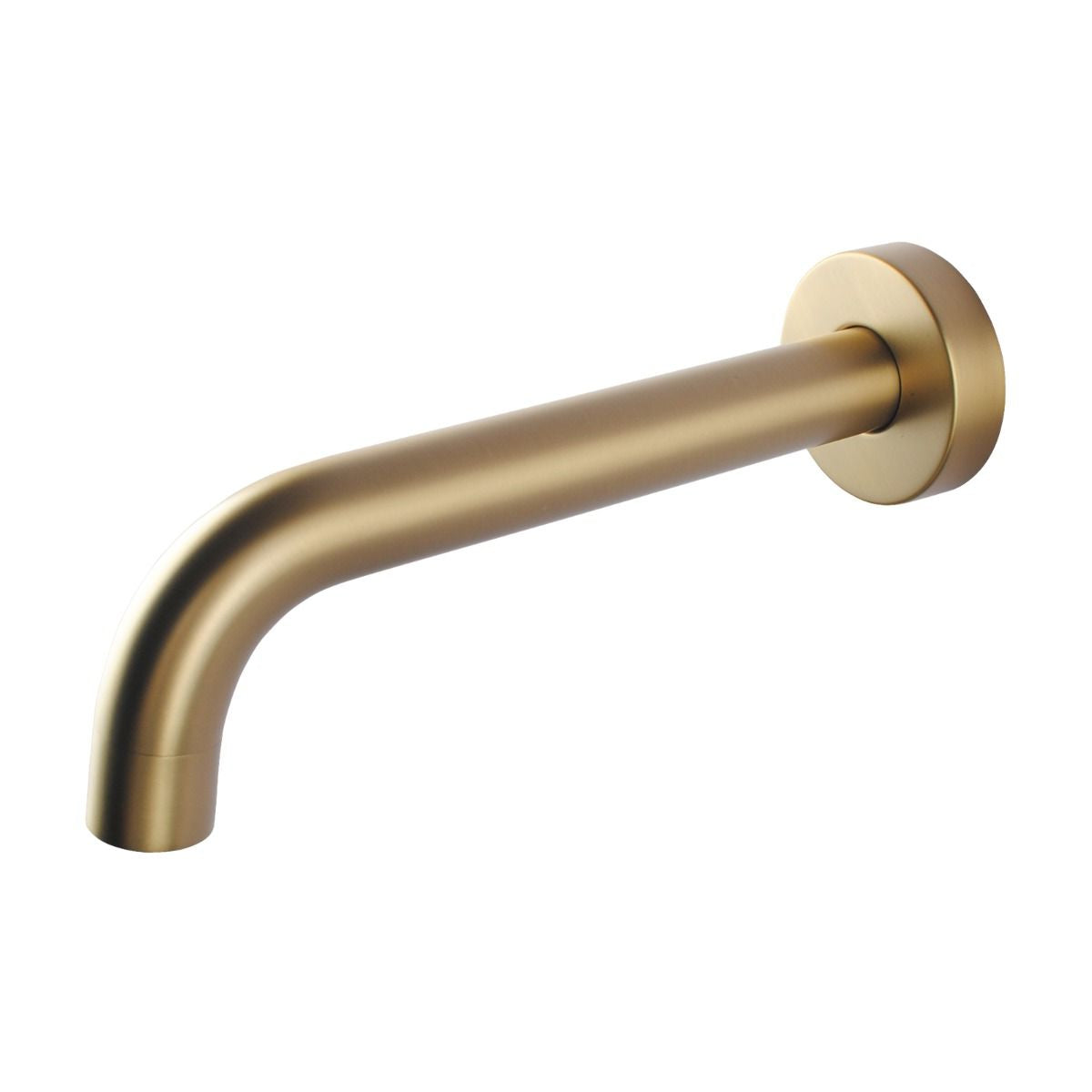 Hot Sale! LUCID PIN Round Brushed Yellow Gold Spout for Bathtub and Basin