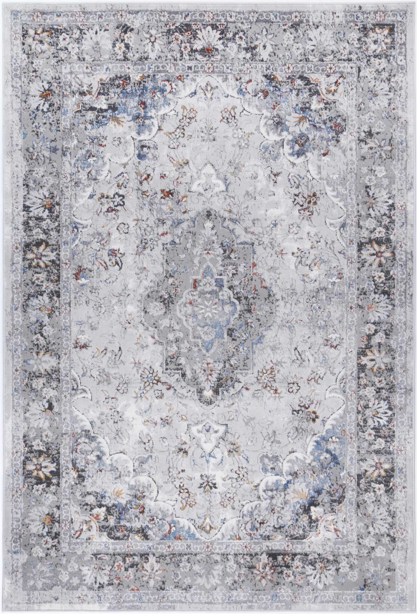 Ivory & Blue High - Quality Traditional Rug by Malo Ava