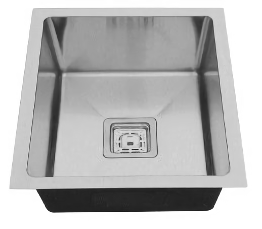 380x450x235mm Handmade POS Stainless Steel Rust - Proof Kitchen Sink