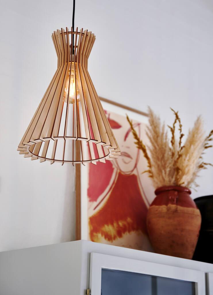 Nature-inspired Groa 34 Open Pendant Lamp with Beautiful Light-shadow Play