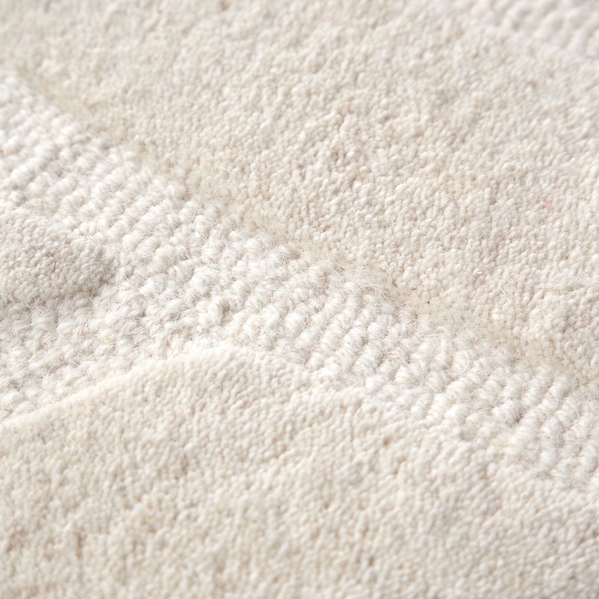 Exclusive Les Nomades Ellipse Cream Wool Rug for Modern Interior Decor