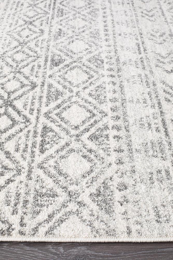 Hot Deal! Oasis Ismail Rustic White Grey Rug