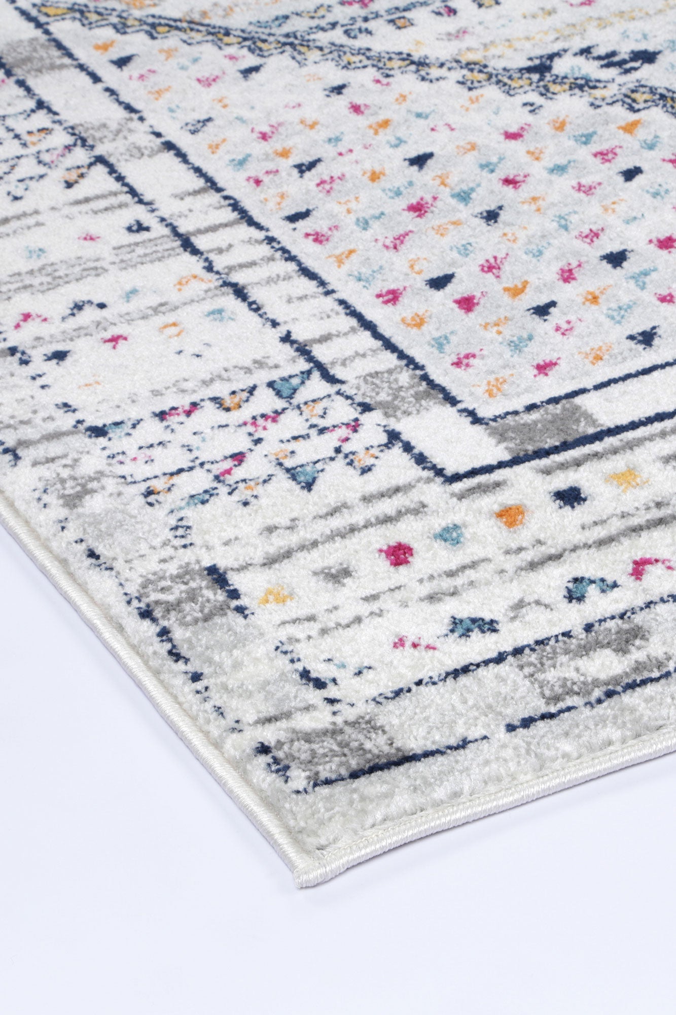 Durable Multi Tribal Polypropylene Rug from Turkey