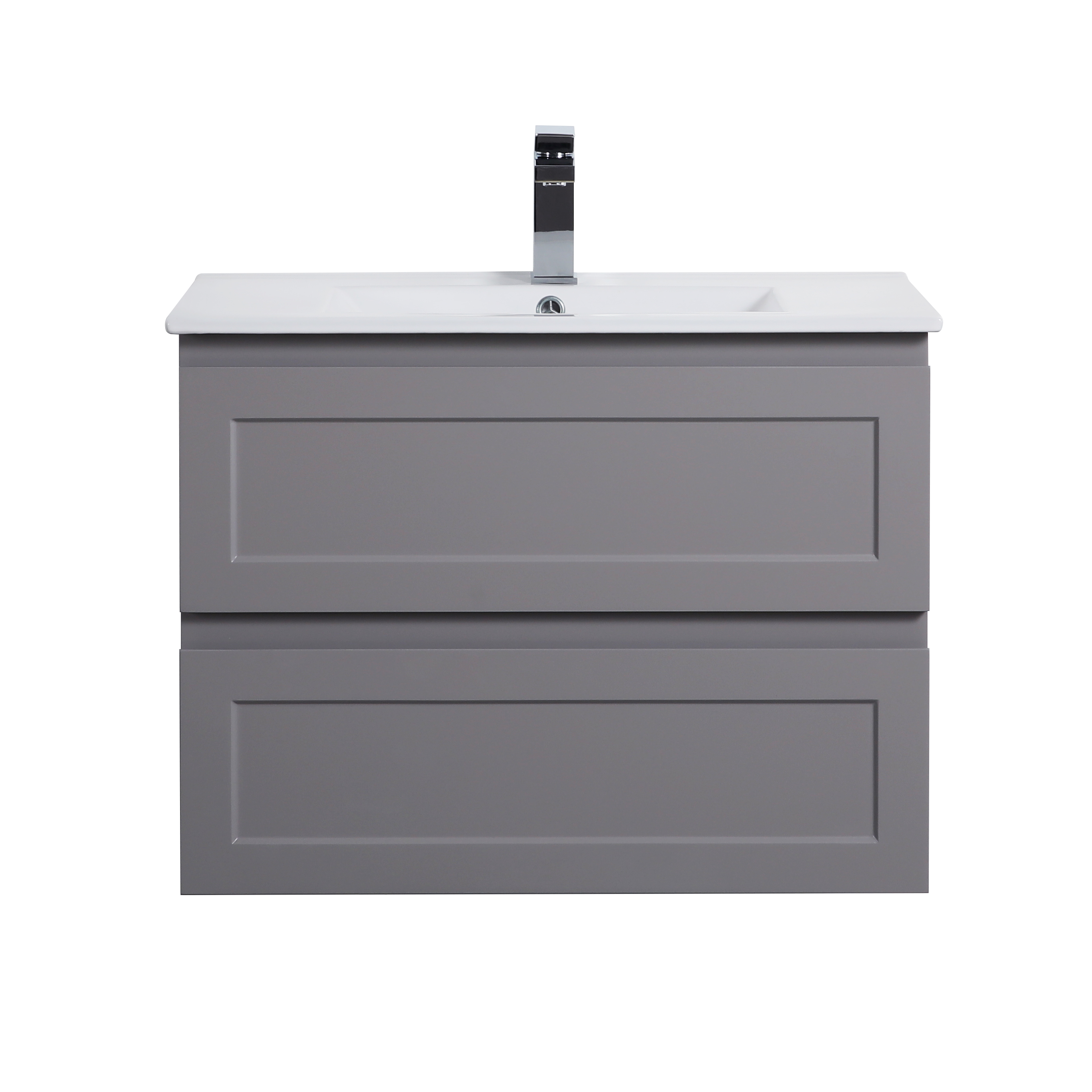 750mm Fremantle Wall - Hung PVC Vanity Cabinet in Matte Grey - Premium Quality!