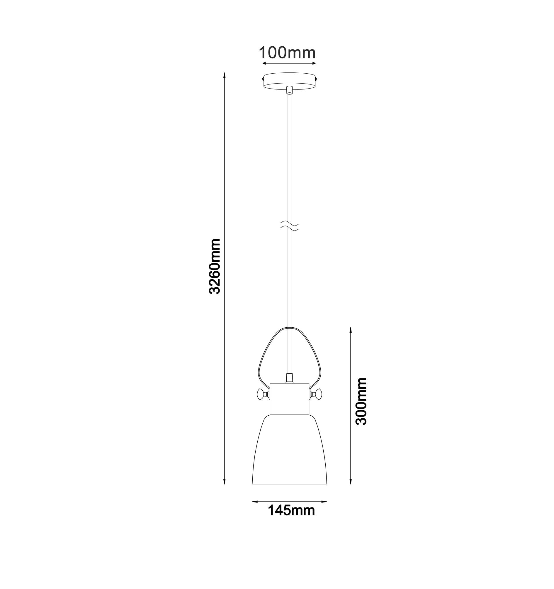 Hot Sale! FUMOSO Ellipse-Shaped Smoke Glass Interior Single Pendant Light