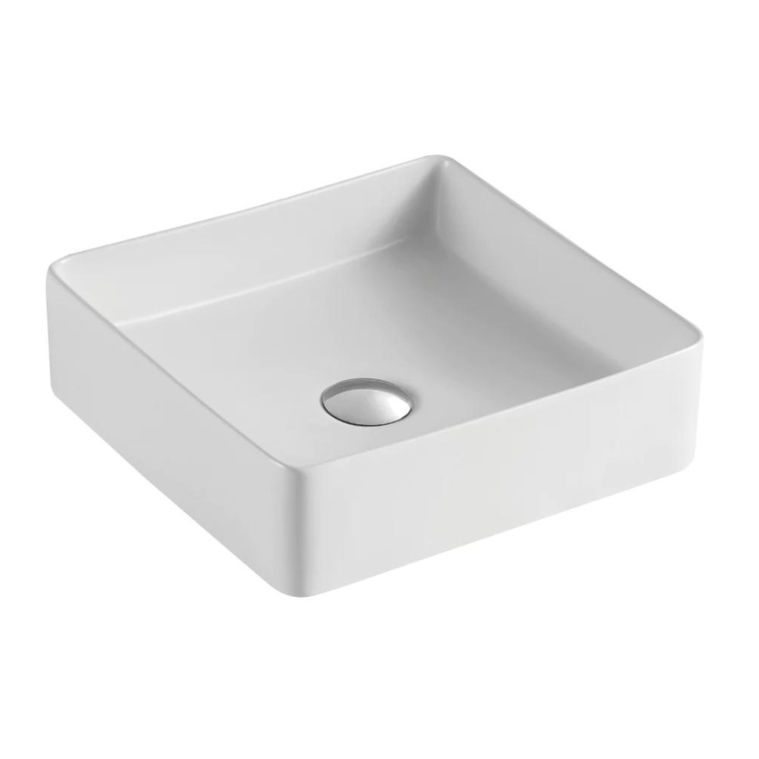 Hot Deal: POSEIDON Square Matte White Ceramic Basin (360x130mm)