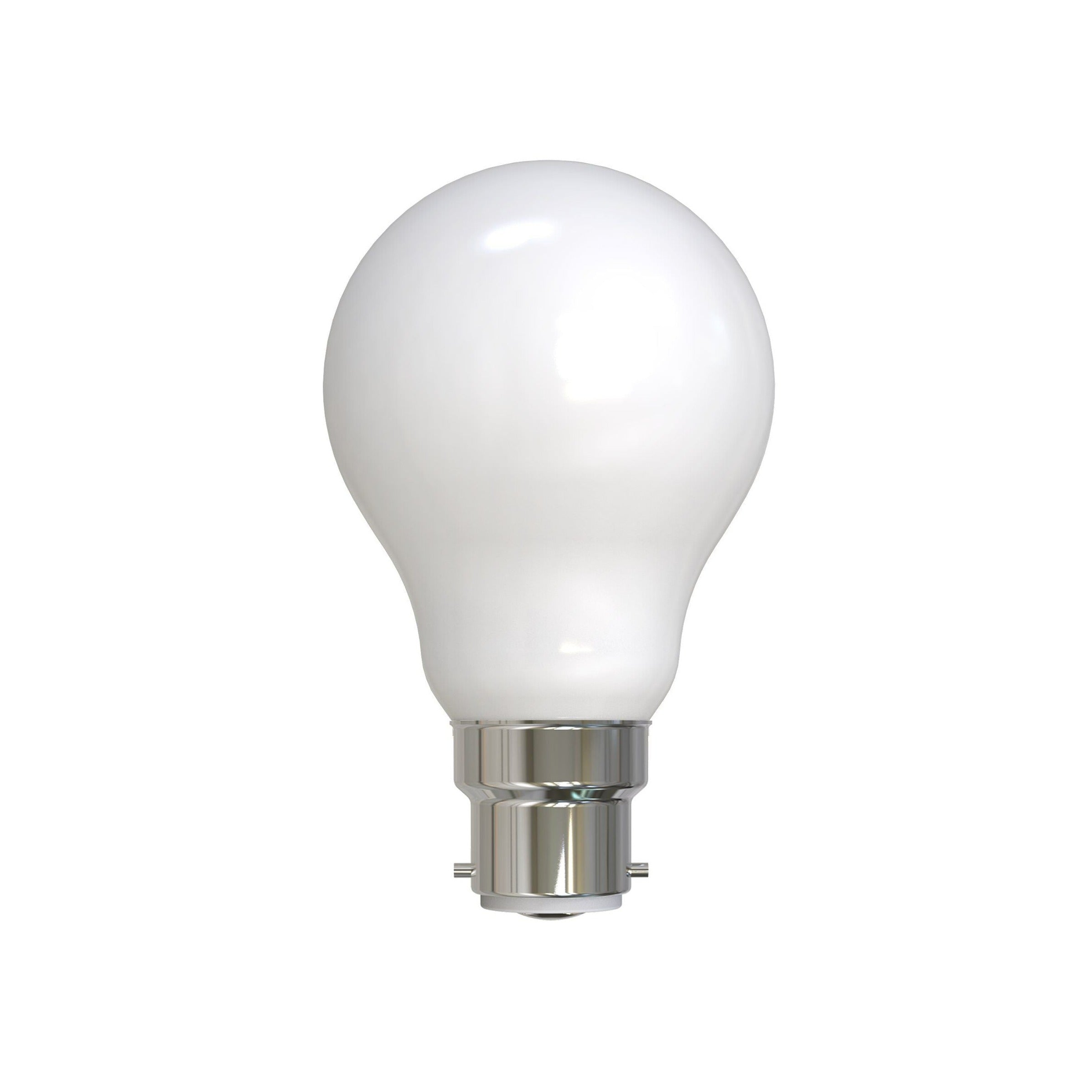6-Pack 7W B22 Frosted Cool White LED A60 Globes