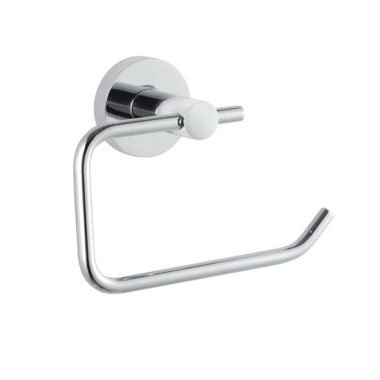 LUCID PIN Chrome Round Toilet Paper Roll Holder - Brand New!