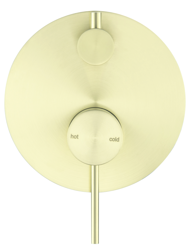 Hot Deal! Brushed Gold 1P Mica Shower Mixer with Diverter for Enhanced Showering