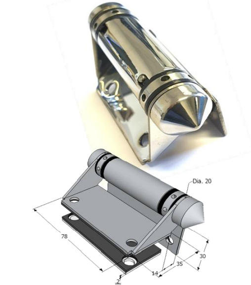 Hot Sale 90° Pool Hinge for Glass to Wall Connection with Normal Spring
