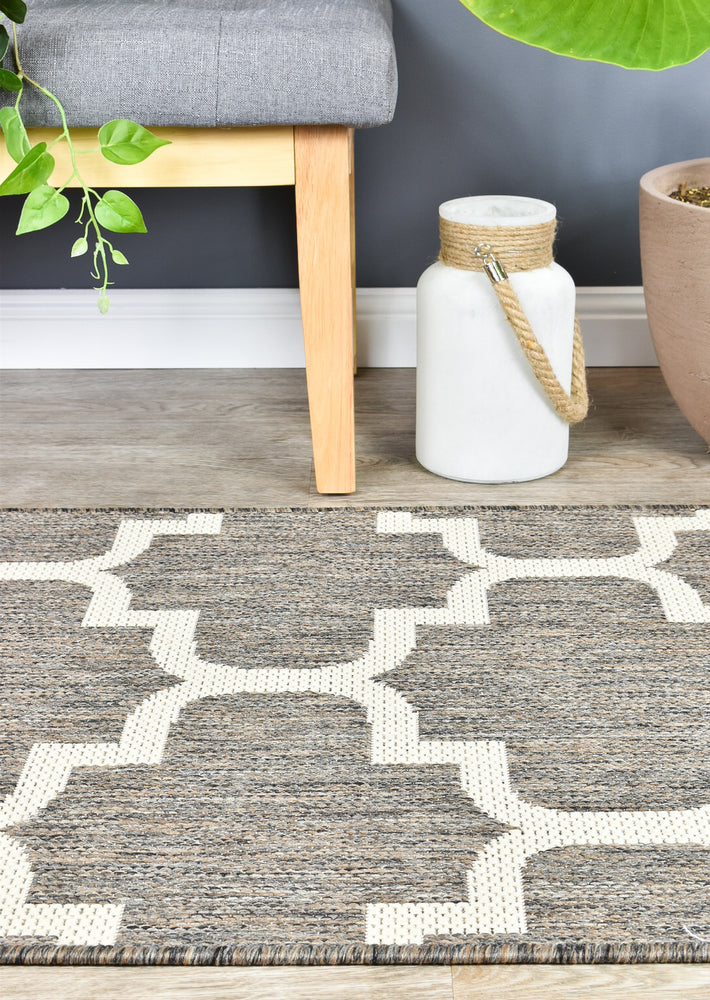 Affordable Alaska Runner Rug in Beige 968 - W71E for Indoor and Outdoor Use