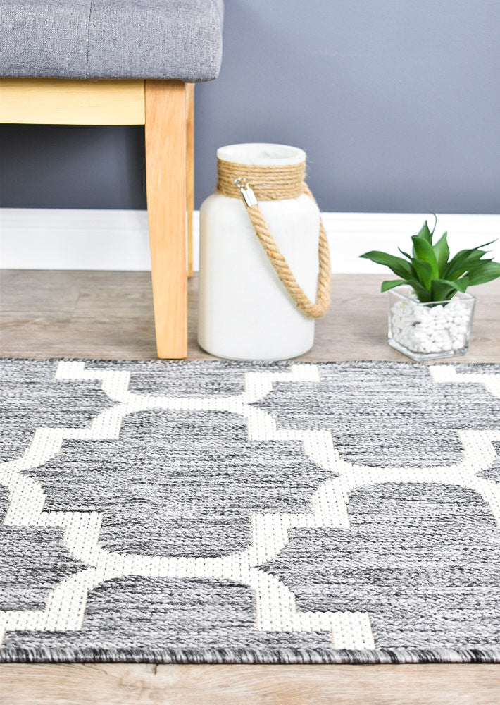 Light Grey Alaska Rug 968 - GU6E: Durable and Washable