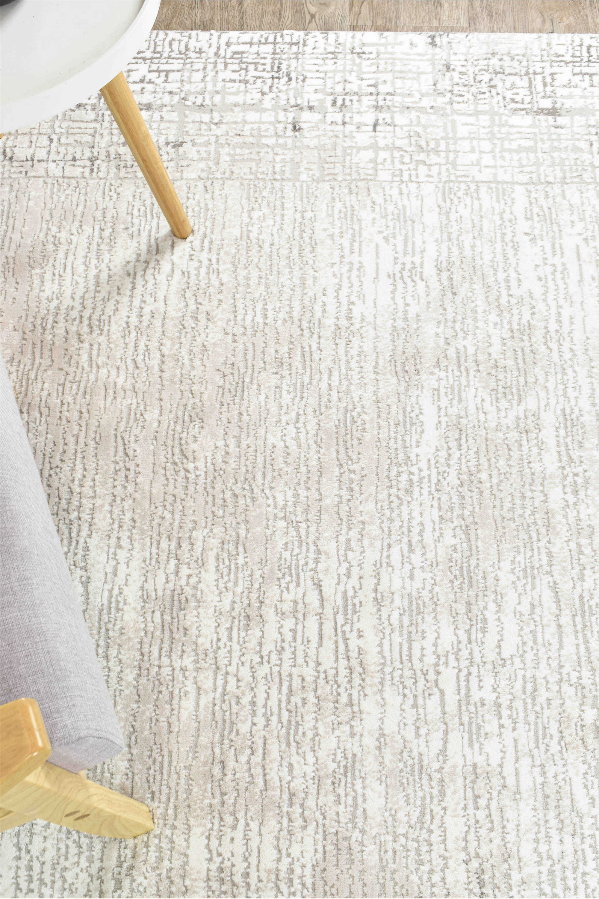 Amara 25420A Beige Elegant Non - shedding Cozy Rug