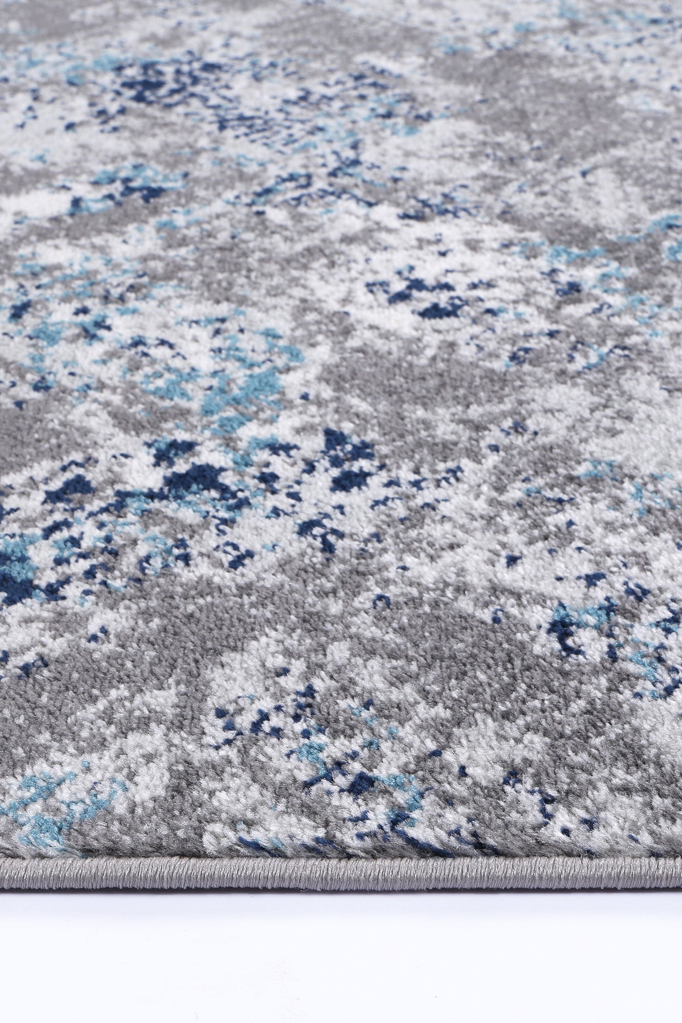 Trendy Grey Blue Ligures Rug - A Great Addition