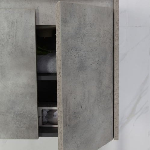 LOLA Grey Wall Hung Vanity - All Sizes Available