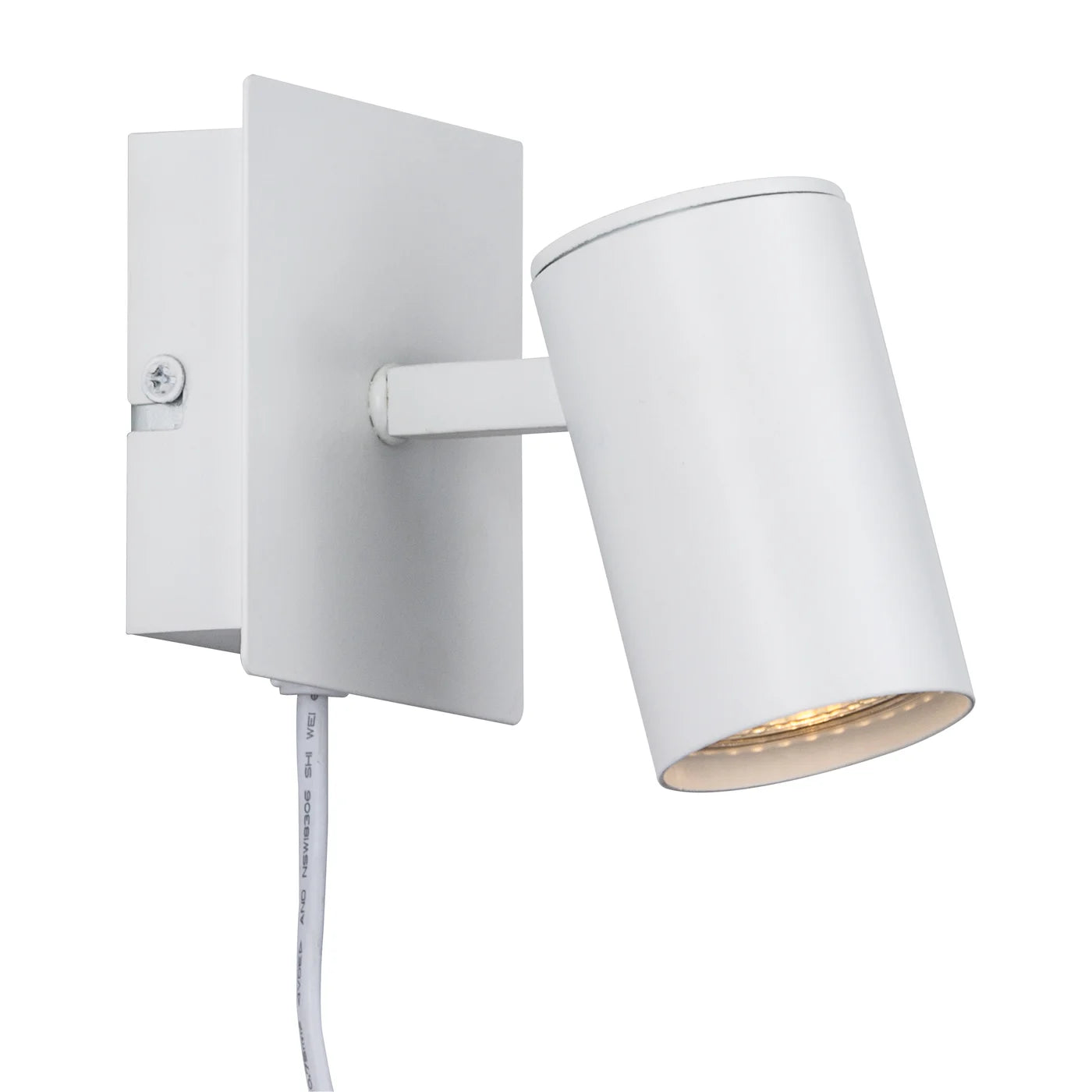 Nordlux Frida White Wall Light with Adjustable Heads for Bedroom and Hallway