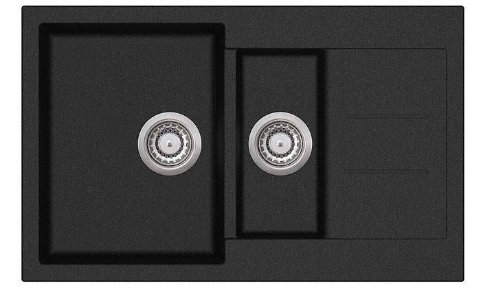 ALEKSANDER Granite Double Bowl Kitchen Sink 800X500X200MM - Premium Quality!