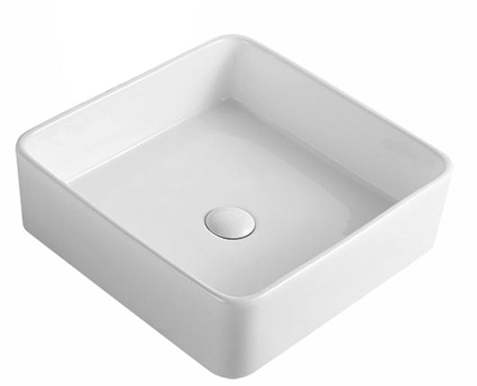 POSEIDON Ultra Slim Square Basin (415x415x135) with French Fluted Design