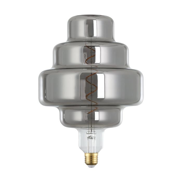 4W E27 LED Globe - Black Vapourised, 2000K, Dimmable