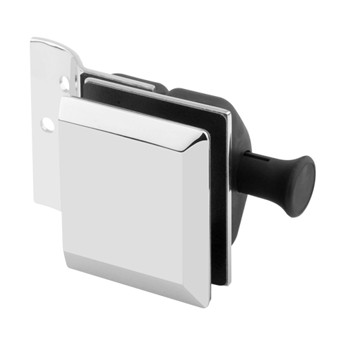 90° Glass-to-Round Post Pool Latch in 316 Stainless Steel