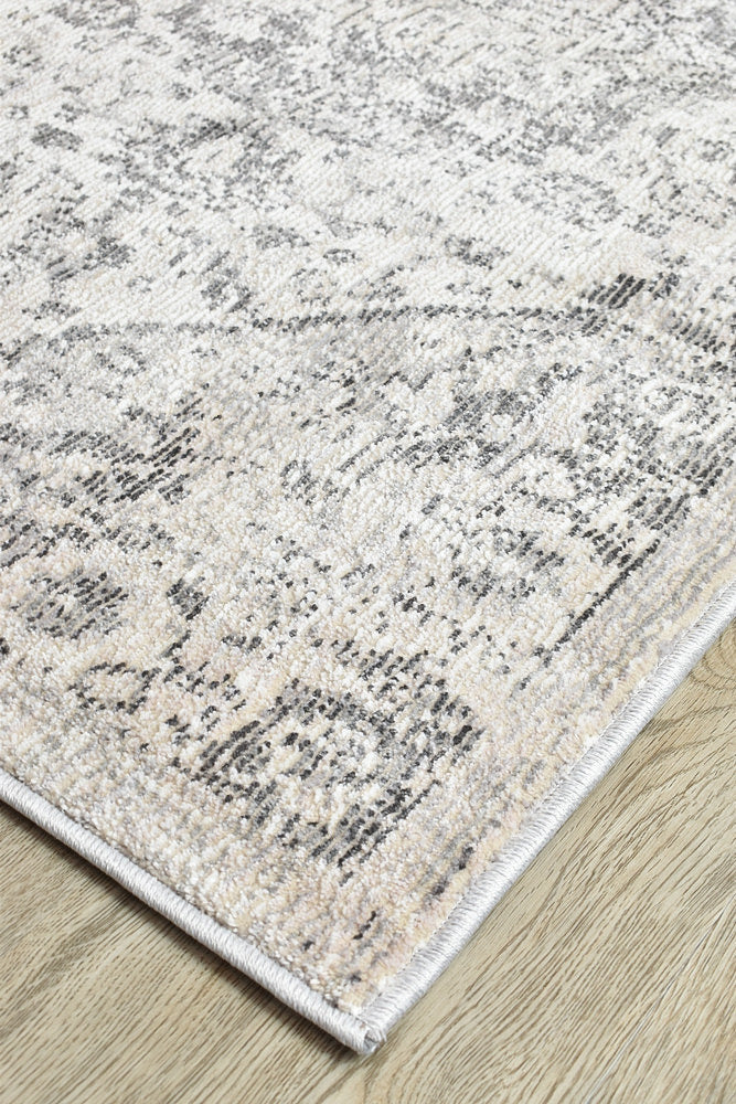 Hot Sale! Medina Grey Runner Rug 0321B