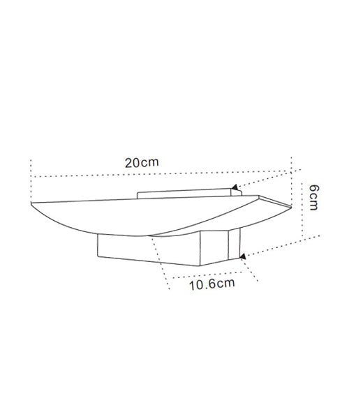 PHOENIX: Stylish LED Interior Curved Up Wall Light - Great Deal!