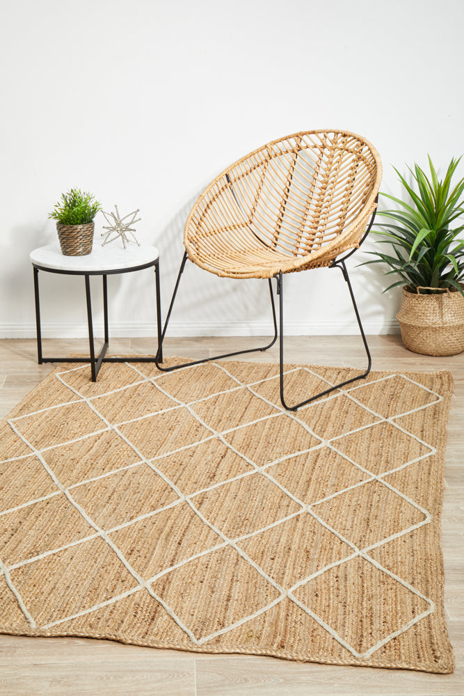Hot Sale! Noosa 222 Natural Jute Rug with Stunning Designs for Your Home