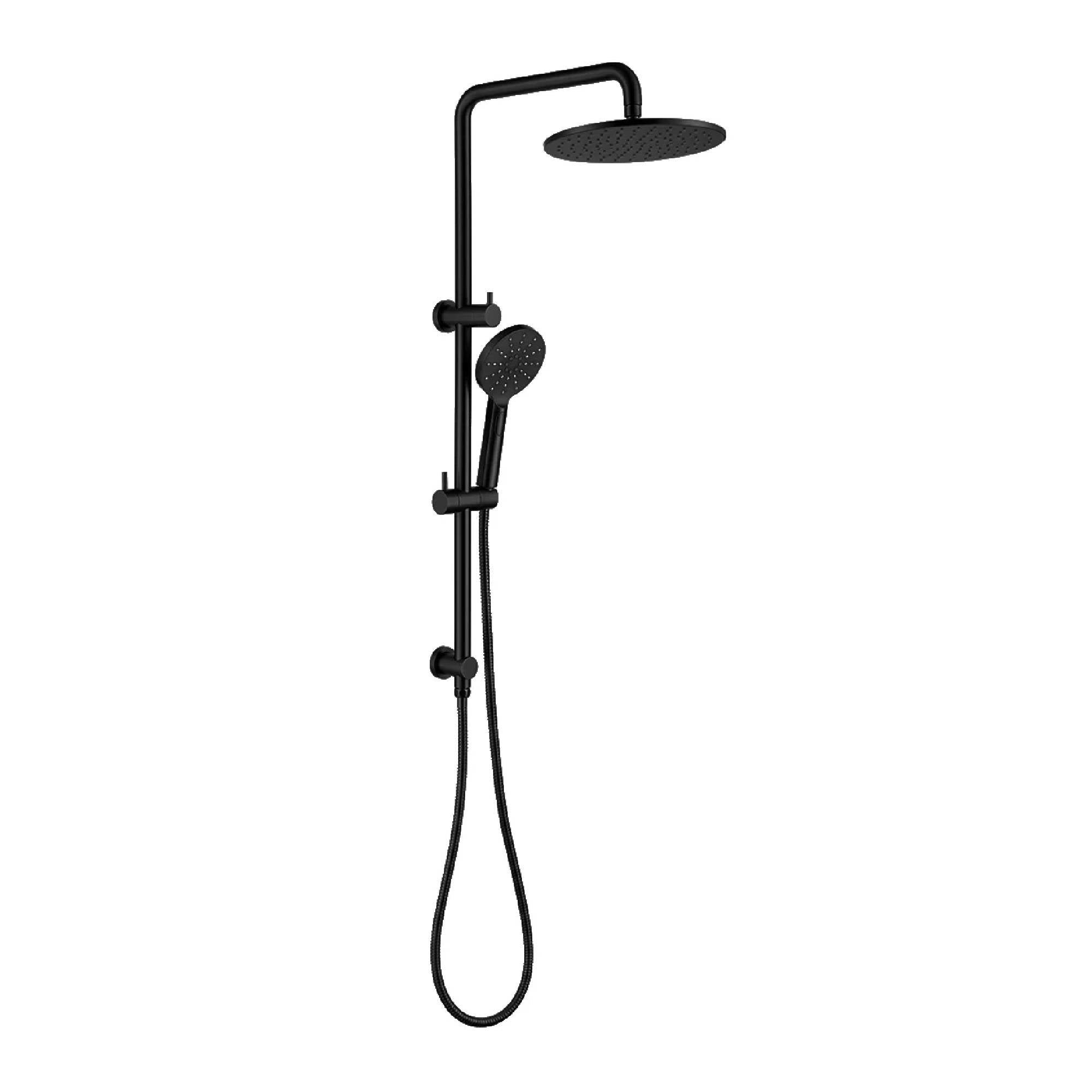 Black Mica Dual Shower Rail - Upgrade Your Shower Now!