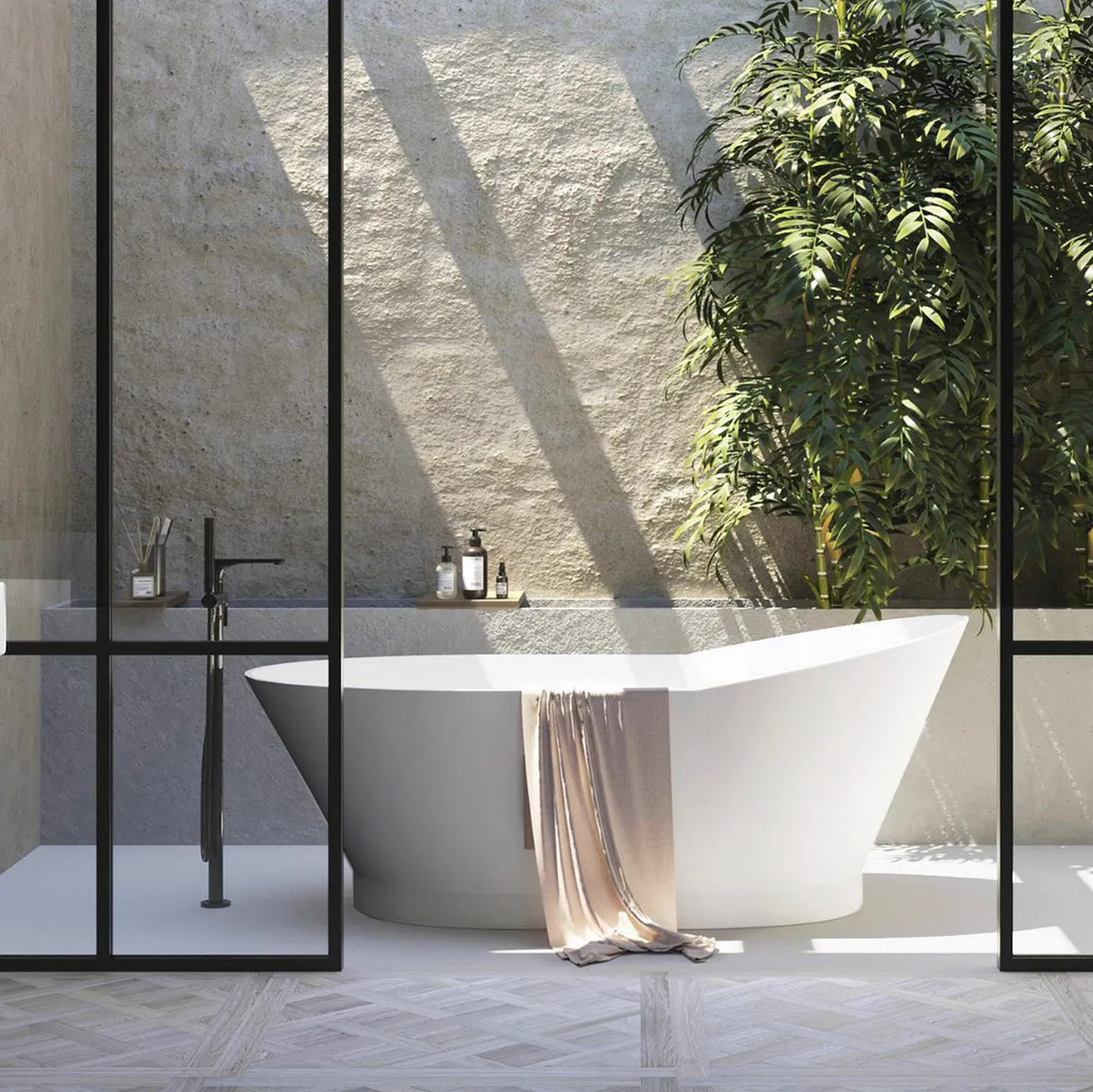 Exclusive Offer! Medina Freestanding Non - Overflow Sanitary Bathtub for Federation, Victorian and Hamptons Bathrooms