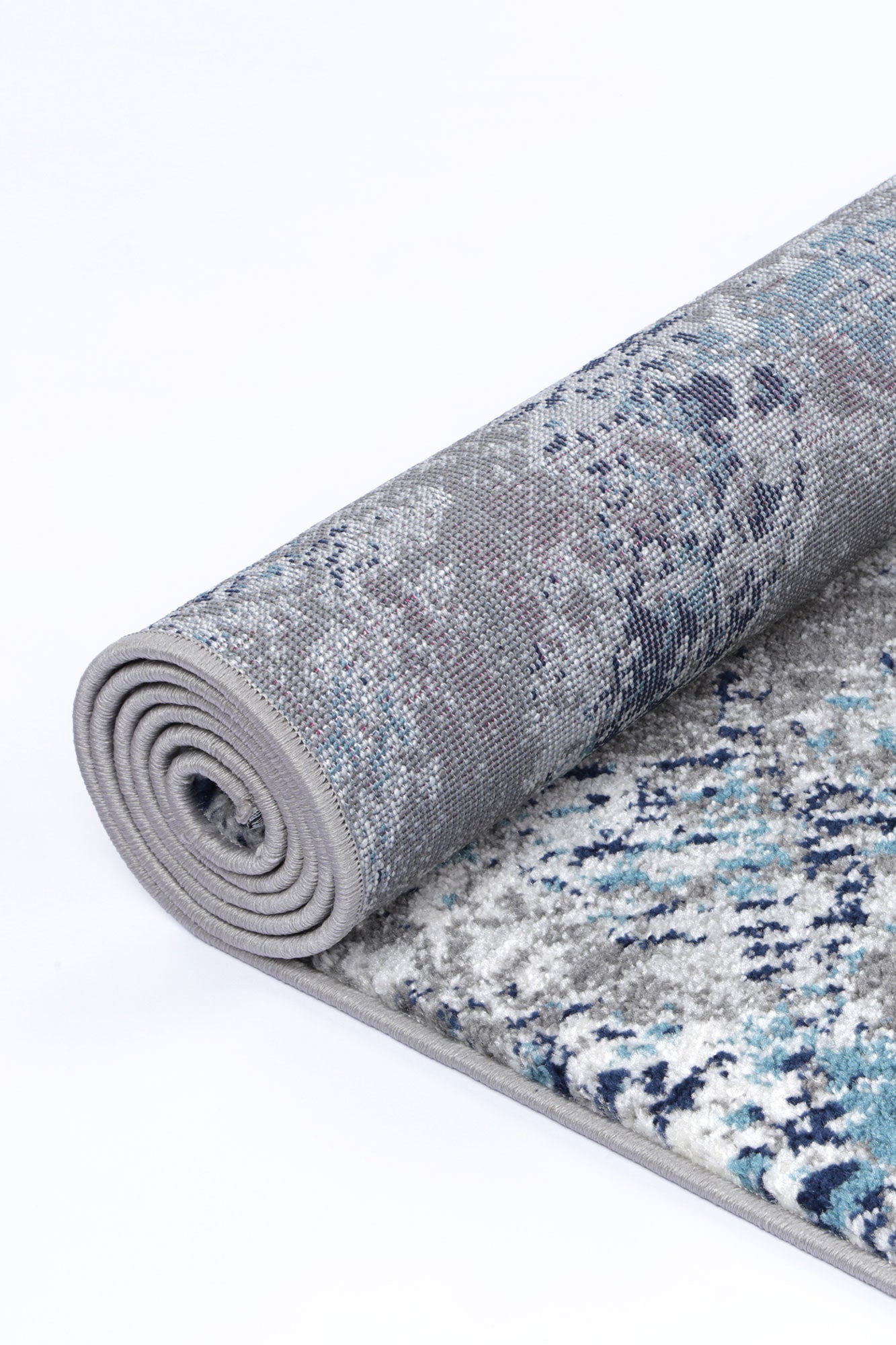 Trendy Grey Blue Ligures Rug - A Great Addition