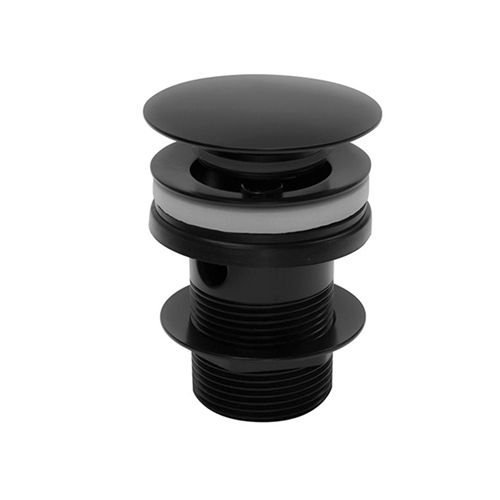 32mm Matte Black Mushroom-style Pop-up Drain Waste for Basins