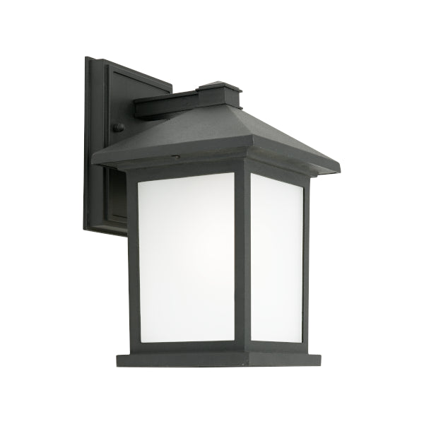 Hot Sale! Plymouth 1Lt Black Exterior Wall Light
